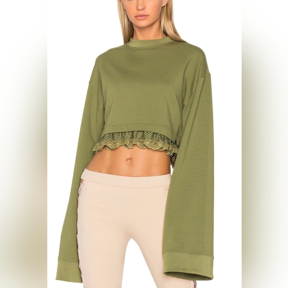 Puma x Fenty long sleeve cropped sweatshirt size XS